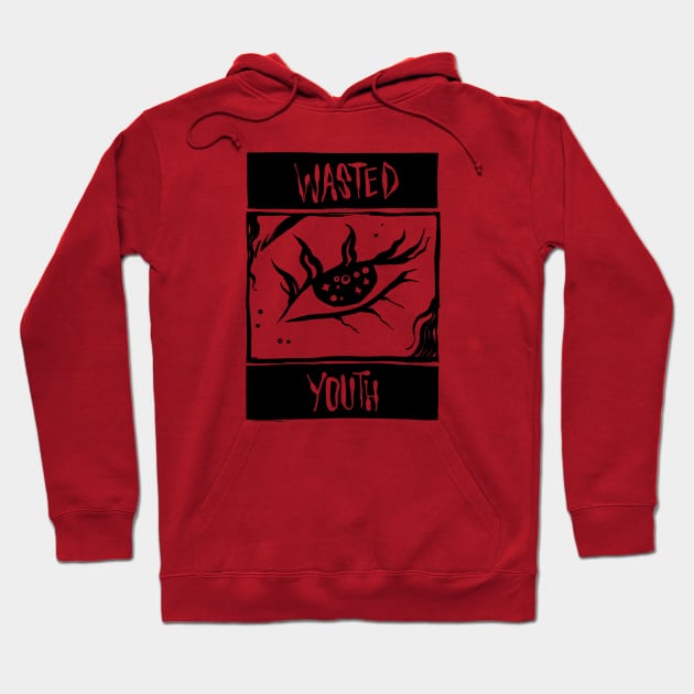 Wasted youth! Hoodie by snowpiart